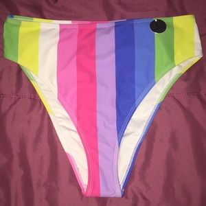 🌈 (M/L) Rainbow bikini bottoms